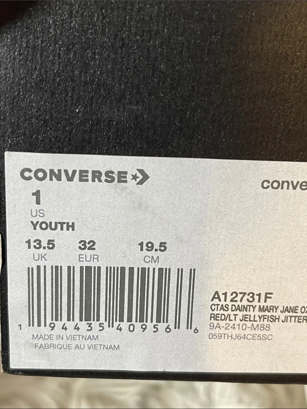 Converse Chuck Taylor All Star Dainty Mary Jane EasyOn PS 'Valentine's Day 2025'